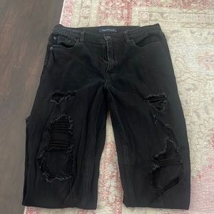 Black Aeropostale Mom Jeans in a size 10 lightly used